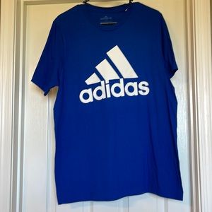 Men’s Adidas T-shirt, size large blue